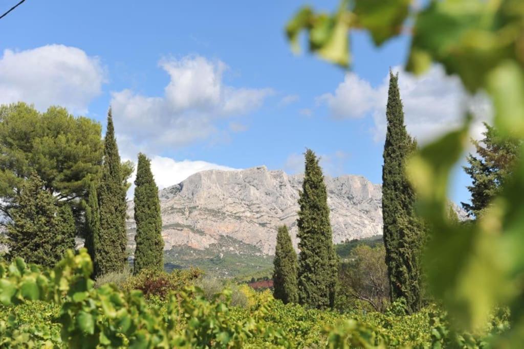 La Bastide - Le Grenache - Le Syrah Au Domaine Chateau Henri Bonnaud Le Tholonet ภายนอก รูปภาพ